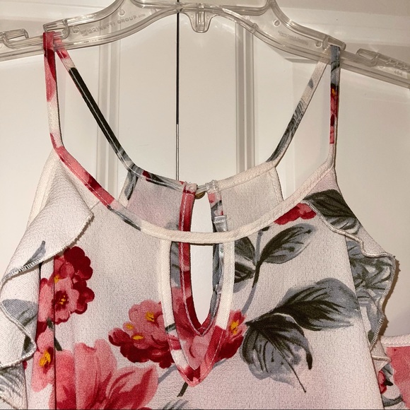 Papaya Floral Blouse - Picture 3 of 7